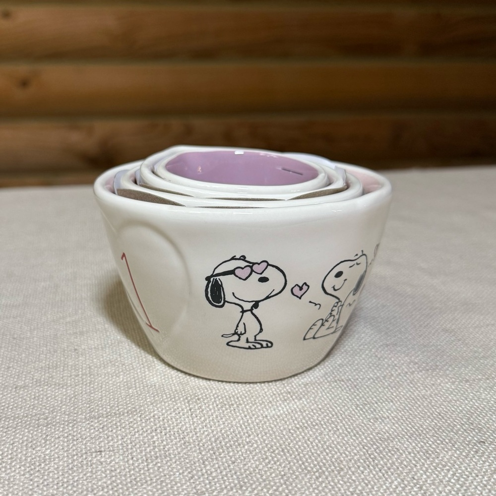 SNOOPY VALENTINES Rae Dunn Measuring Cups - Picture 3 of 7
